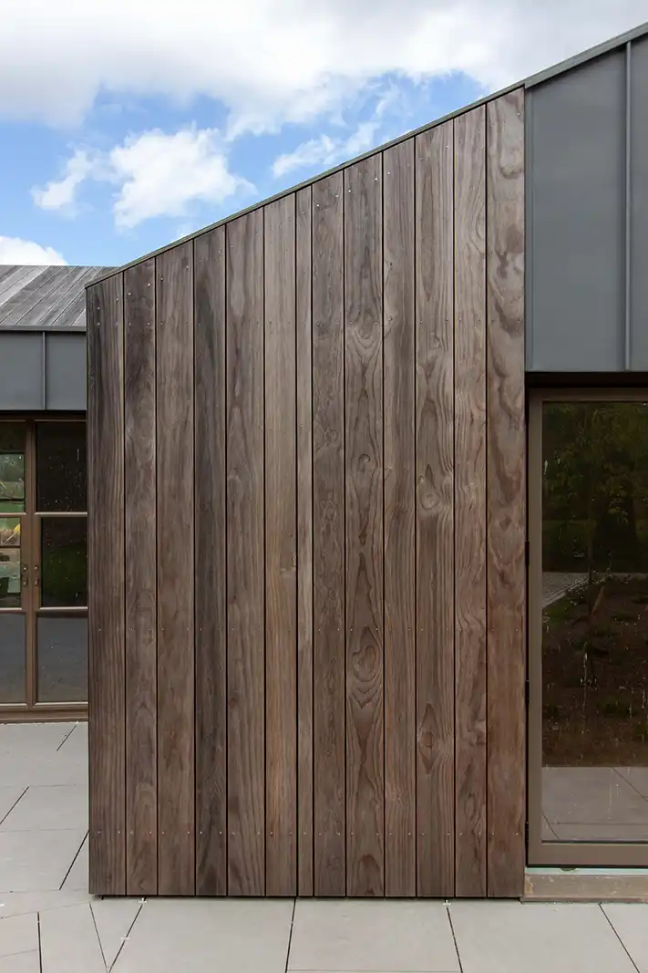 Architectural design drawing of Kebony Hewn Outbuilding