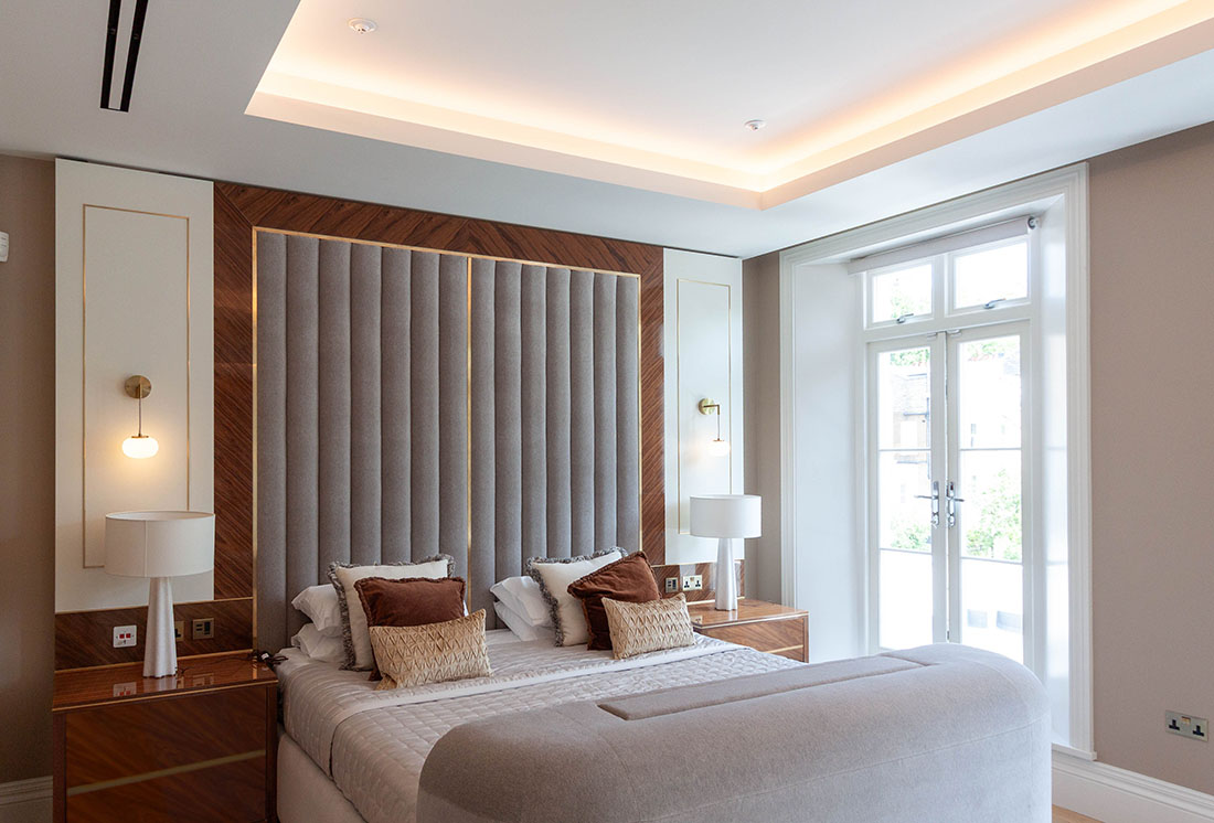 Luxury bespoke bedroom joinery