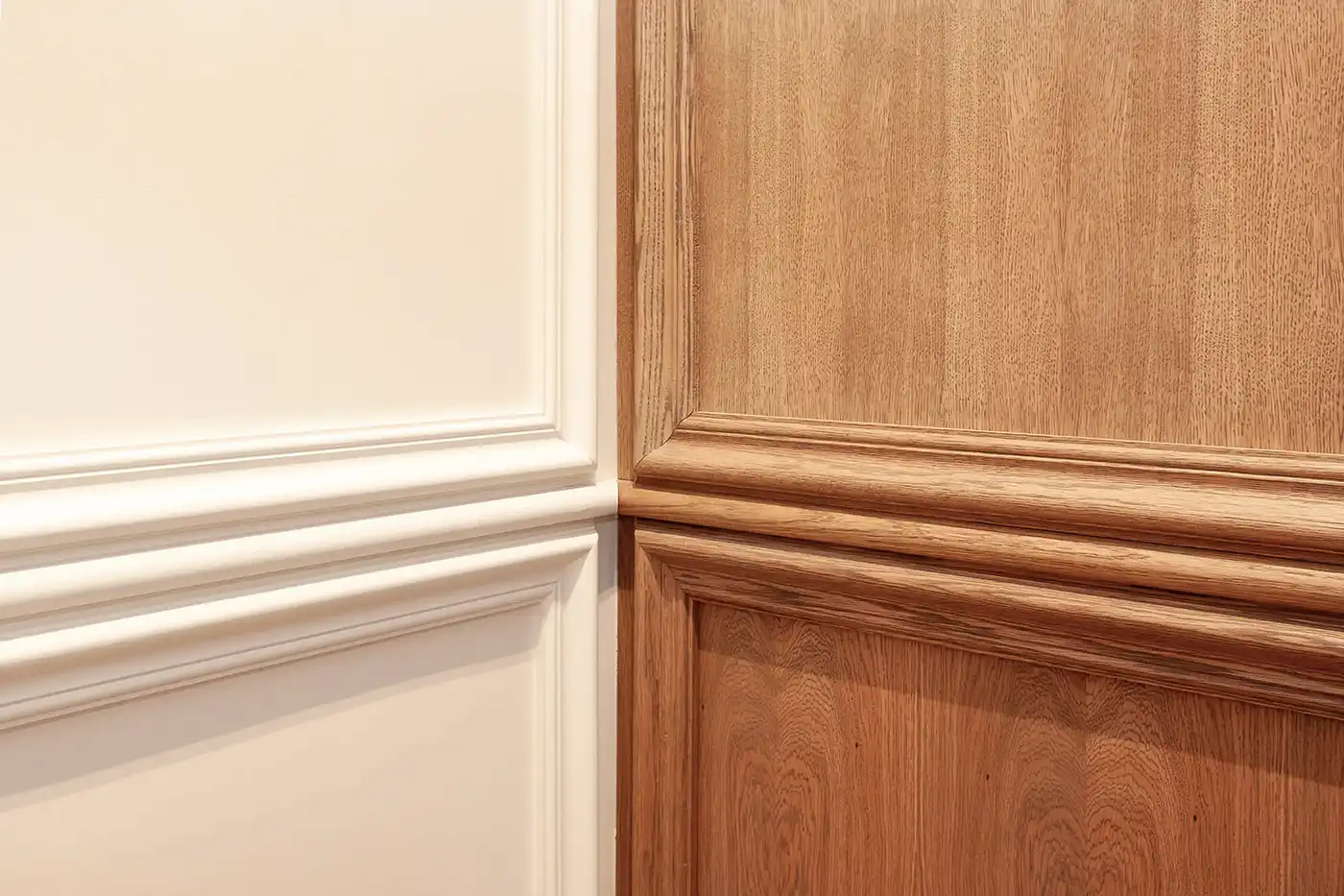 Bespoke joinery detailing in contemporary London townhouse interior